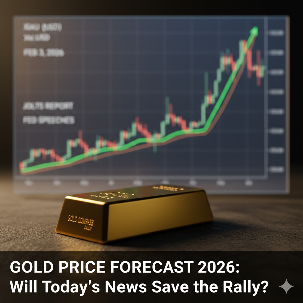 Gold Price Forecast 2026 chart analysis on Gold Compass Daily