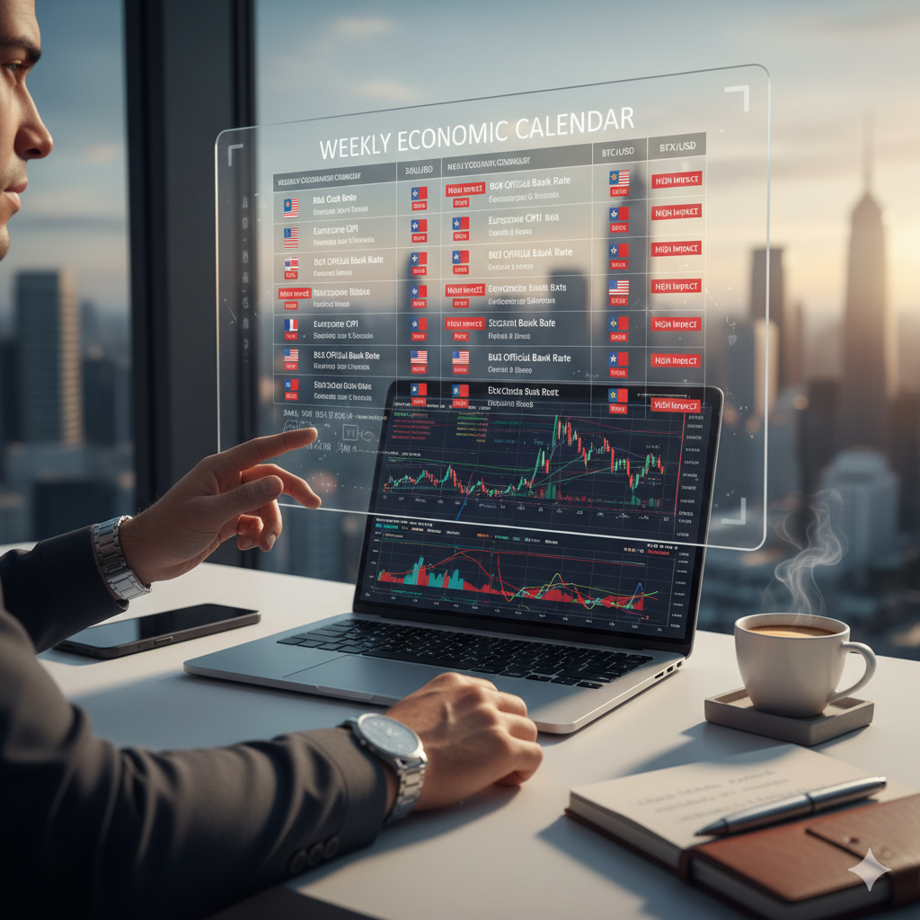 Weekly Economic Calendar Highlights: Central Banks in Focus