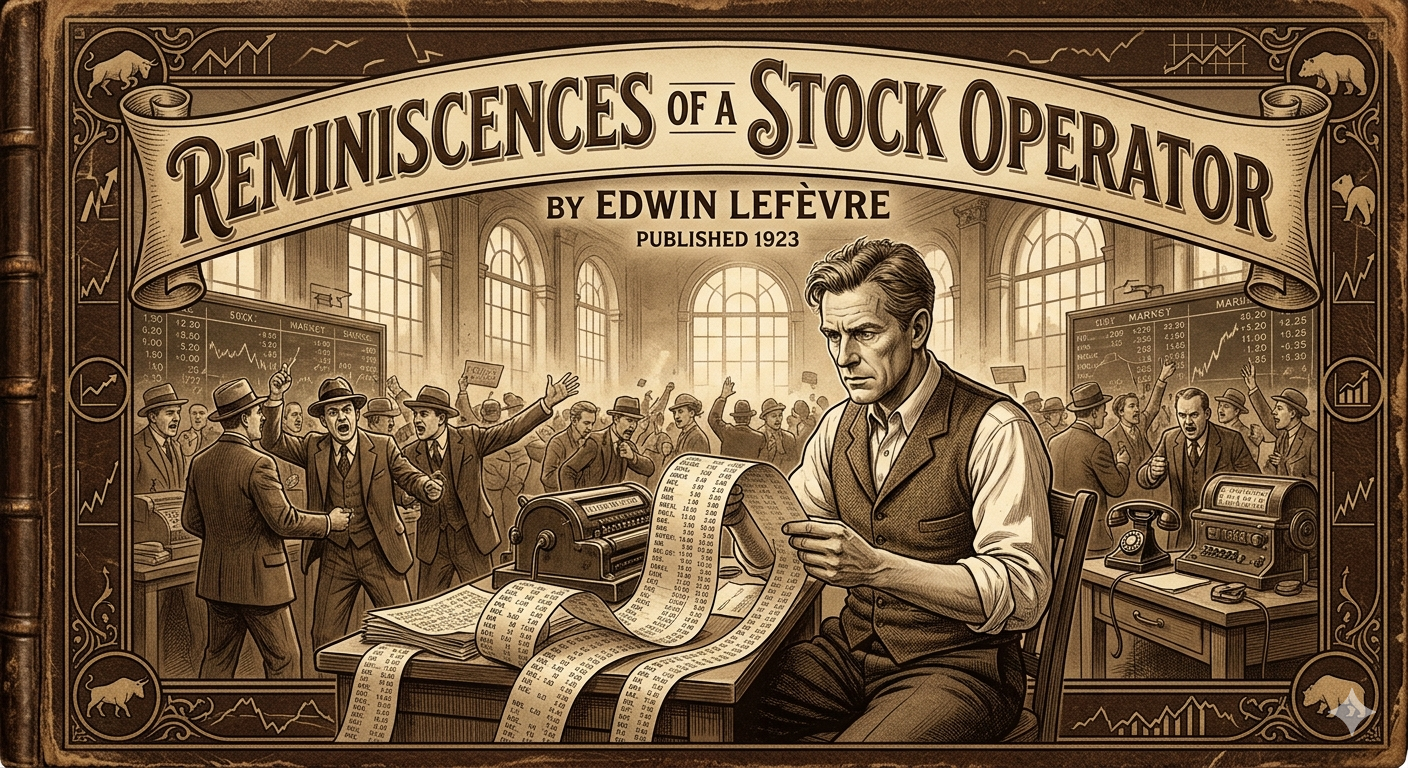 Reminiscences of a Stock Operator — Edwin Lefèvre