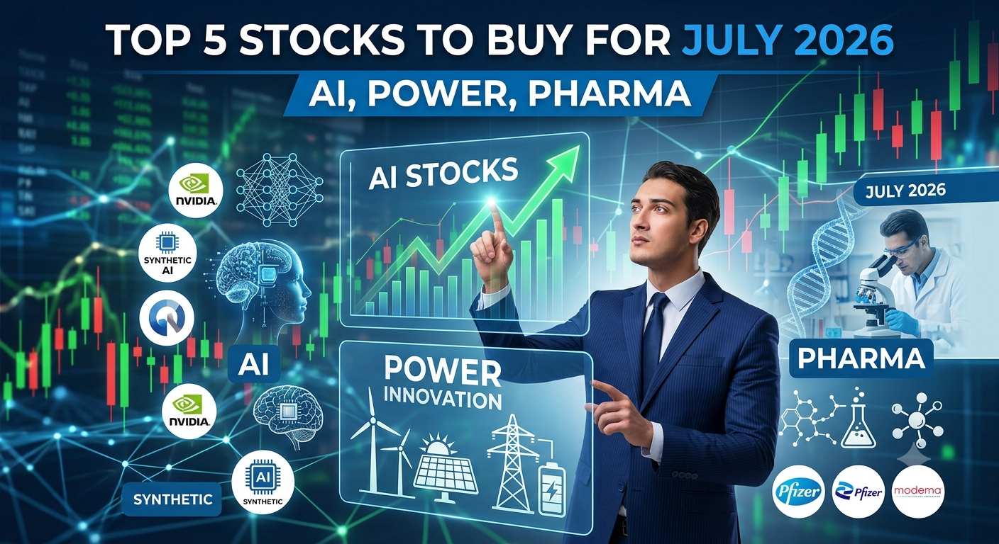 Top 5 Stocks to Buy for July 2026: AI, Power, Pharma