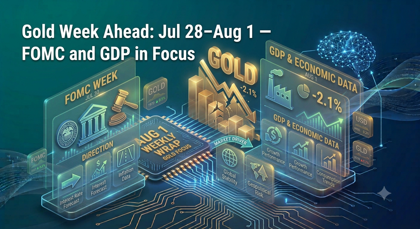 Gold Week Ahead: Jul 28–Aug 1 — FOMC and GDP in Focus