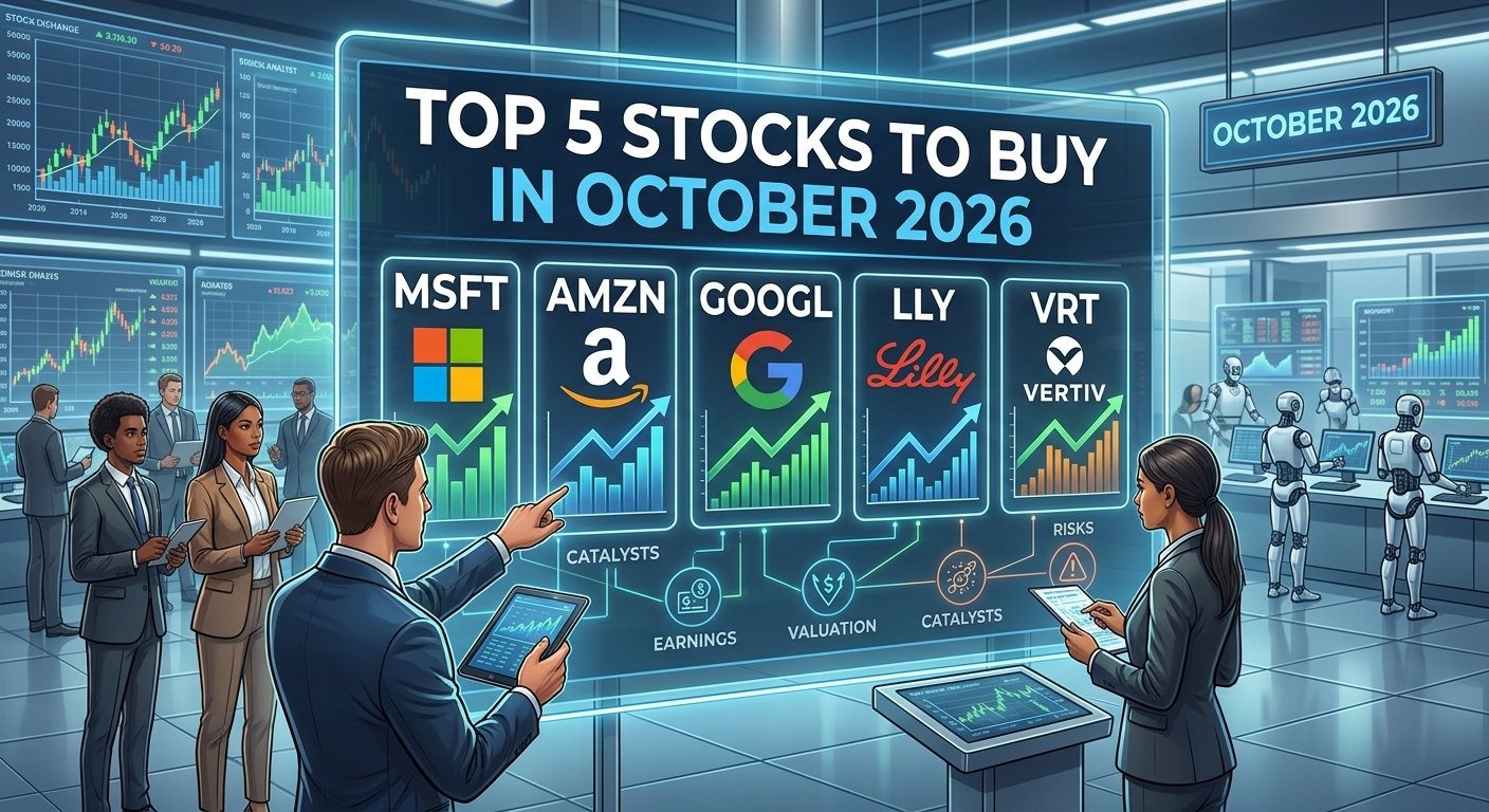 Top 5 Stocks to Buy in October 2026: AI, Cloud and Pharma